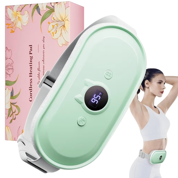 Other - Portable Menstrual Heating Pad Belt w/ Vibration USB Rechargeable